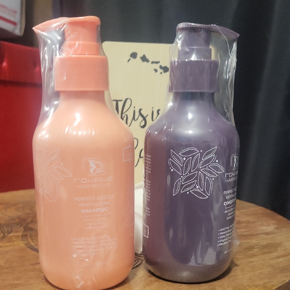 Royale Hair Rescue Shampoo and Conditioner Set
